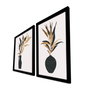 Wallity Cuadro decorativo enmarcado en MDF (2 piezas) 38 x 53 cm